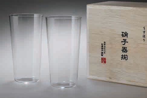 うすはり　タンブラーL 木箱2P